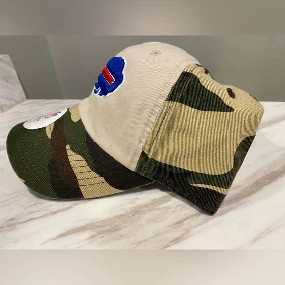 Buffalo Bills NFL Team Headwear Camouflage Cap Clean Up Adjustable Hat OSFA Logo - Picture 3 of 8